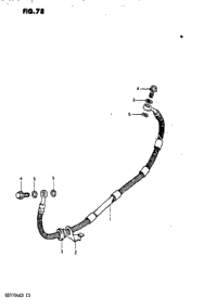 Rear Break Hose