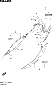 Frame Cover (Sv650l8 E03) (For Yvb,Ykv)