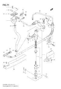Rear Master Cylinder (Dl650ak7/Ak8/Ak9)