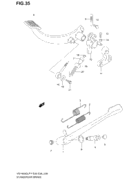 Stand - Rear Brake