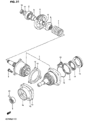 Secondary Drive Gear (Model H)