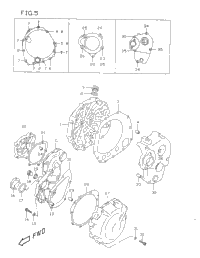 Crankcase Cover (Model T/V)