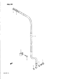 Front Brake Hose (Model K)