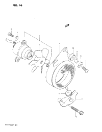 Cooling Fan (California Only)