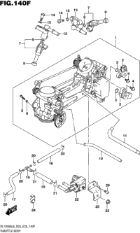 Throttle Body (Dl1000xal8 E33)