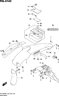 Rear Fender (Dr-Z400s)