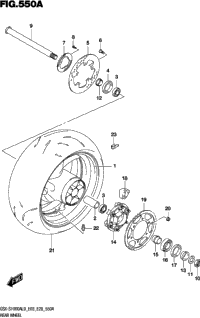Rear Wheel (Gsx-S1000al9 E03)