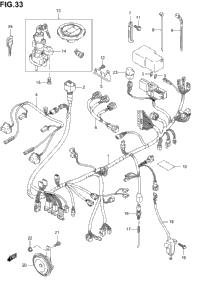 Wiring Harness (Sv1000sk3/Sk4/Sk5)