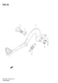 Rear Brake (Model K1/K2)