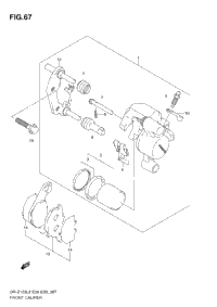 Front Caliper (Dr-Z125l E33)