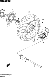 Rear Wheel (Vzr1800bzl9 E28)