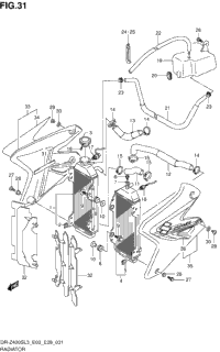 Radiator (Dr-Z400sl3 E33)
