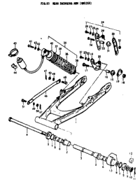Rear Swinging Arm (Rm125b)