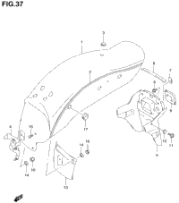 Rear Fender (Model X)