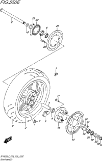 Rear Wheel (Sfv650al5 E33)