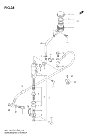 Rear Master Cylinder (Model K1/K2)