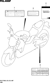 Label (Gsx-S750zal9 E28)