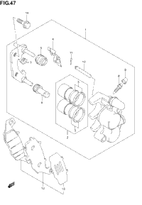 Front Caliper (Not For U.S. Market)