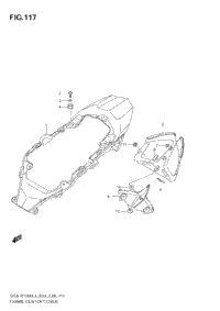 Frame Center Cover (Gsx-R1000zl3 E03)