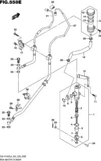 Rear Master Cylinder (Gsx-R1000al6 E33)