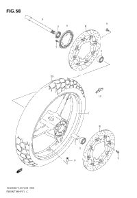 Front Wheel (Dl650ak7/Ak8/Ak9)