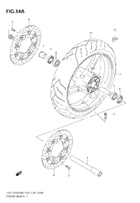 Front Wheel (Gsf1250sk7/Sk8/Sk9)