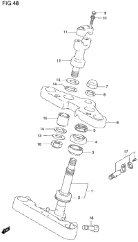 Steering Stem (Model W/X)