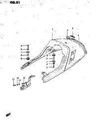 Seat Tail Cover (Gs1100esd)