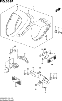 Rear Combination Lamp (Vl800bl5 E28)