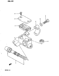 Front Master Cylinder (Model H)