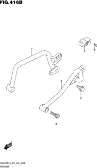 Rear Grip (Dr650sel6 E28)