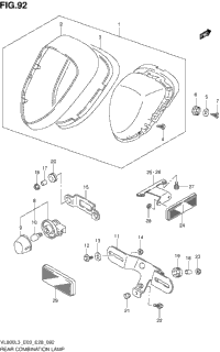 Rear Combination Lamp (Vl800cl3 E28)