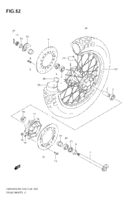 Rear Wheel (Model K6/K7)