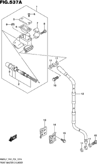 Front Master Cylinder (Rm85l7 P03)