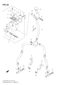 Front Master Cylinder (Model K5/K6)