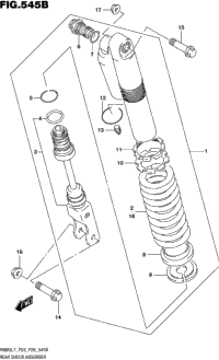 Rear Shock Absorber (Rm85l7 P28)