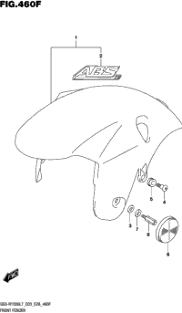 Front Fender (Gsx-R1000al7 E28) (Ysf,Yvz)