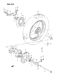 Rear Wheel (Model K/L/M/N/P/R/S/T)
