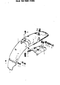 Rear Fender (Ts185k)