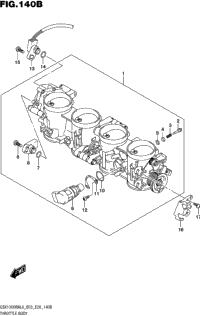 Throttle Body (Gsx1300ral6 E28)