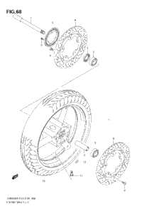 Front Wheel (Sv650ak8/Sak8)