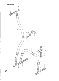 Front Brake Hose (Model R/S)