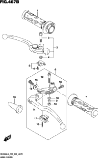 Handle Lever (Dl650xa)