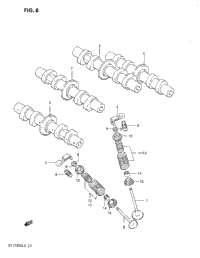 Camshaft - Valve