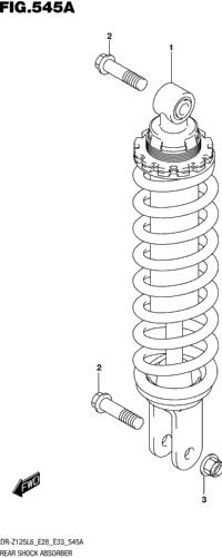 Rear Shock Absorber (Dr-Z125l6 E28)