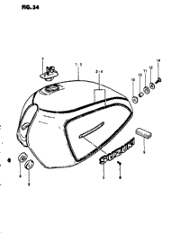 Fuel Tank (Gs850gx)