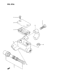 Front Master Cylinder (Model K/L/M/N/P/R/S)