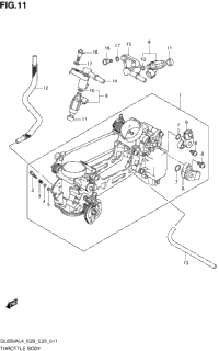 Throttle Body (Dl650al4 E28)