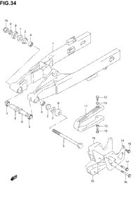 Rear Swinging Arm (Model K2)