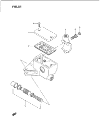 Front Master Cylinder (Model L/M/N/P/R/S)